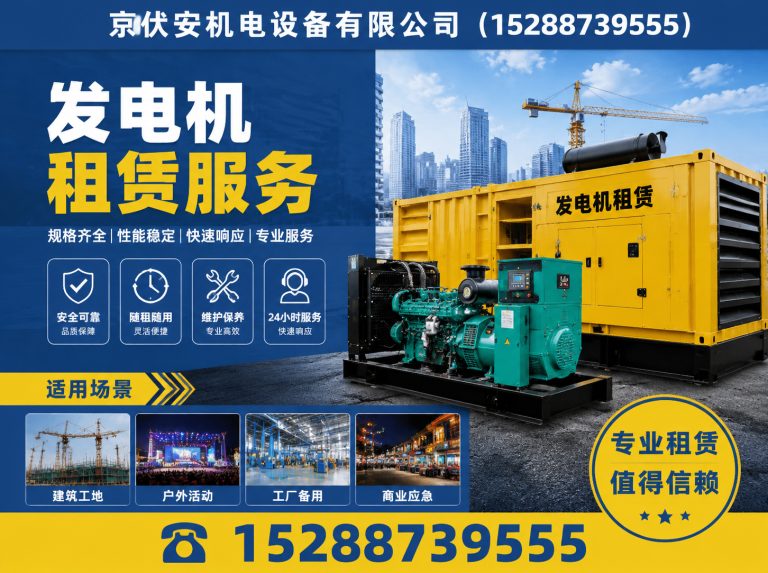 湘西发电车出租展示图